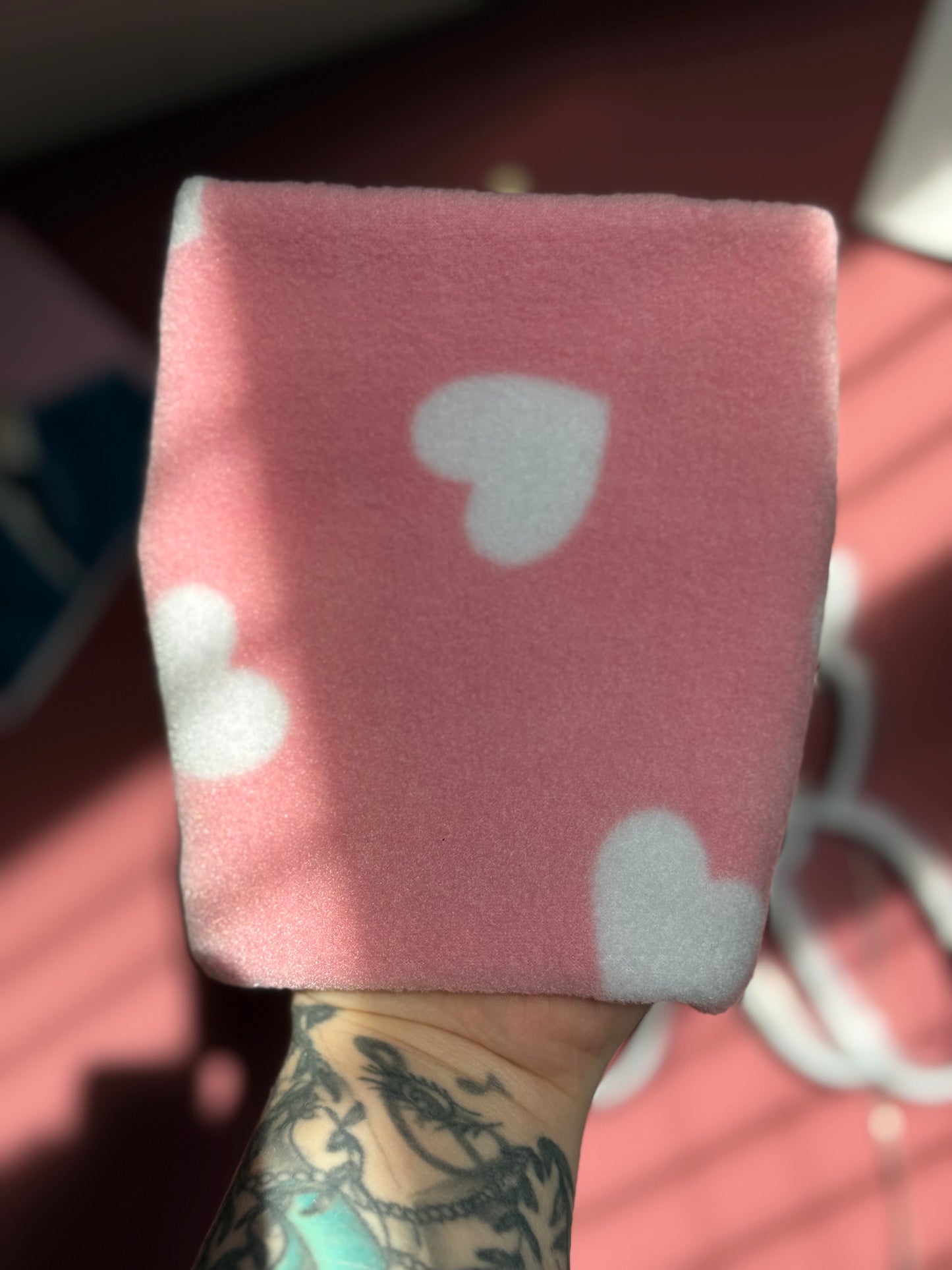 Hearts Fleece Snood