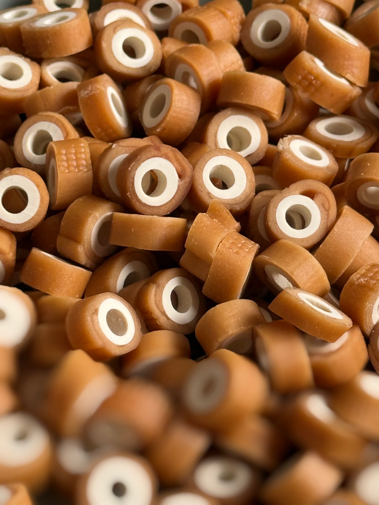 Salmon Wrapped Dental Tubes