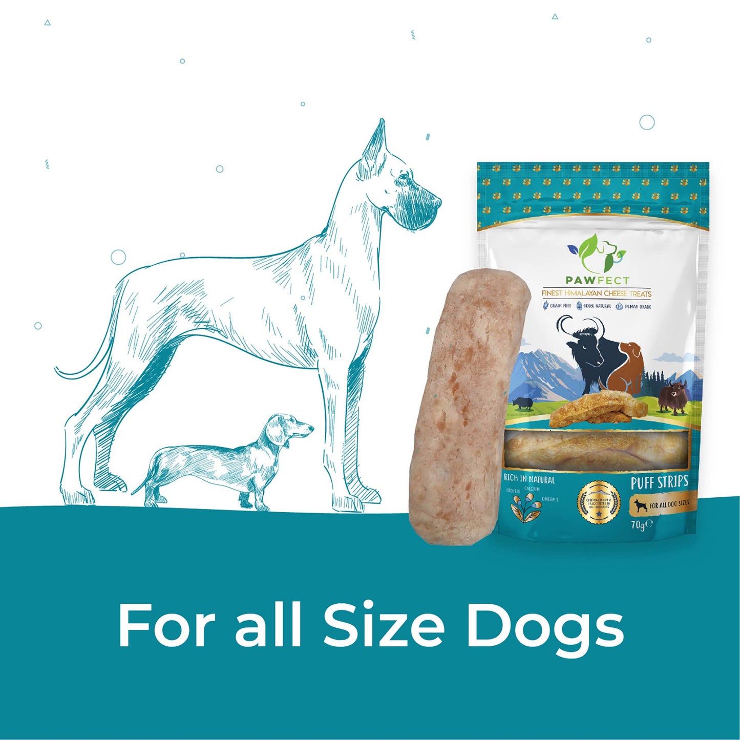 Pawfect Himalayan Cheese Puffed Strip