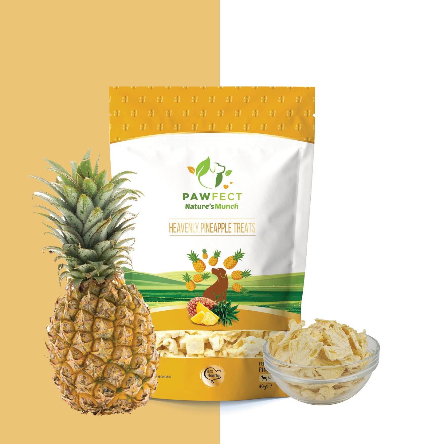 Pawfect Single Ingredient Vegan Treats: Pineapple