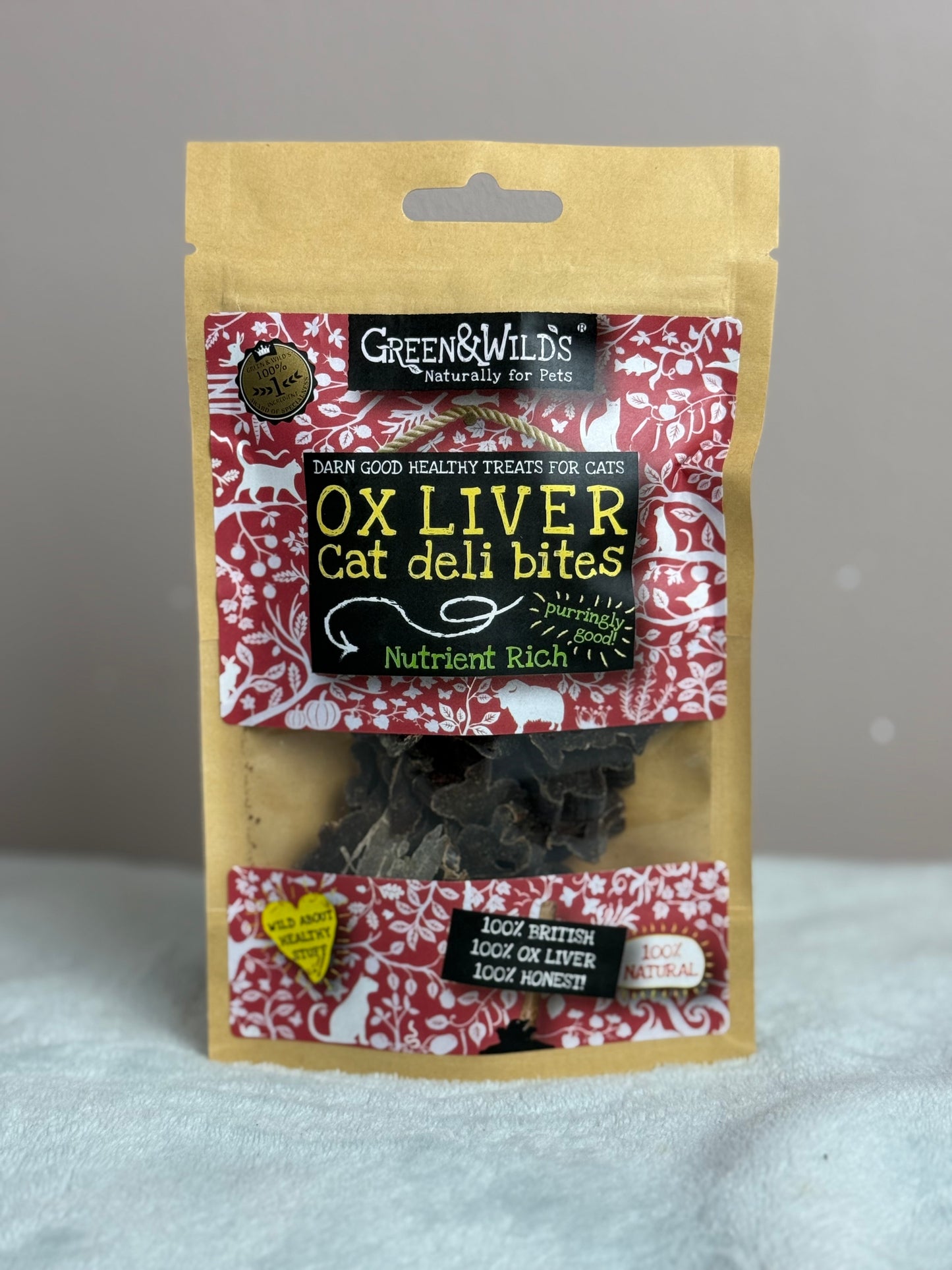 Ox Liver Cat Deli Bites 40g