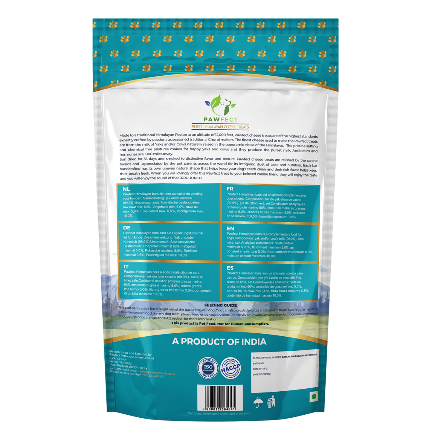 Pawfect Himalayan Cheese Puffed Strip