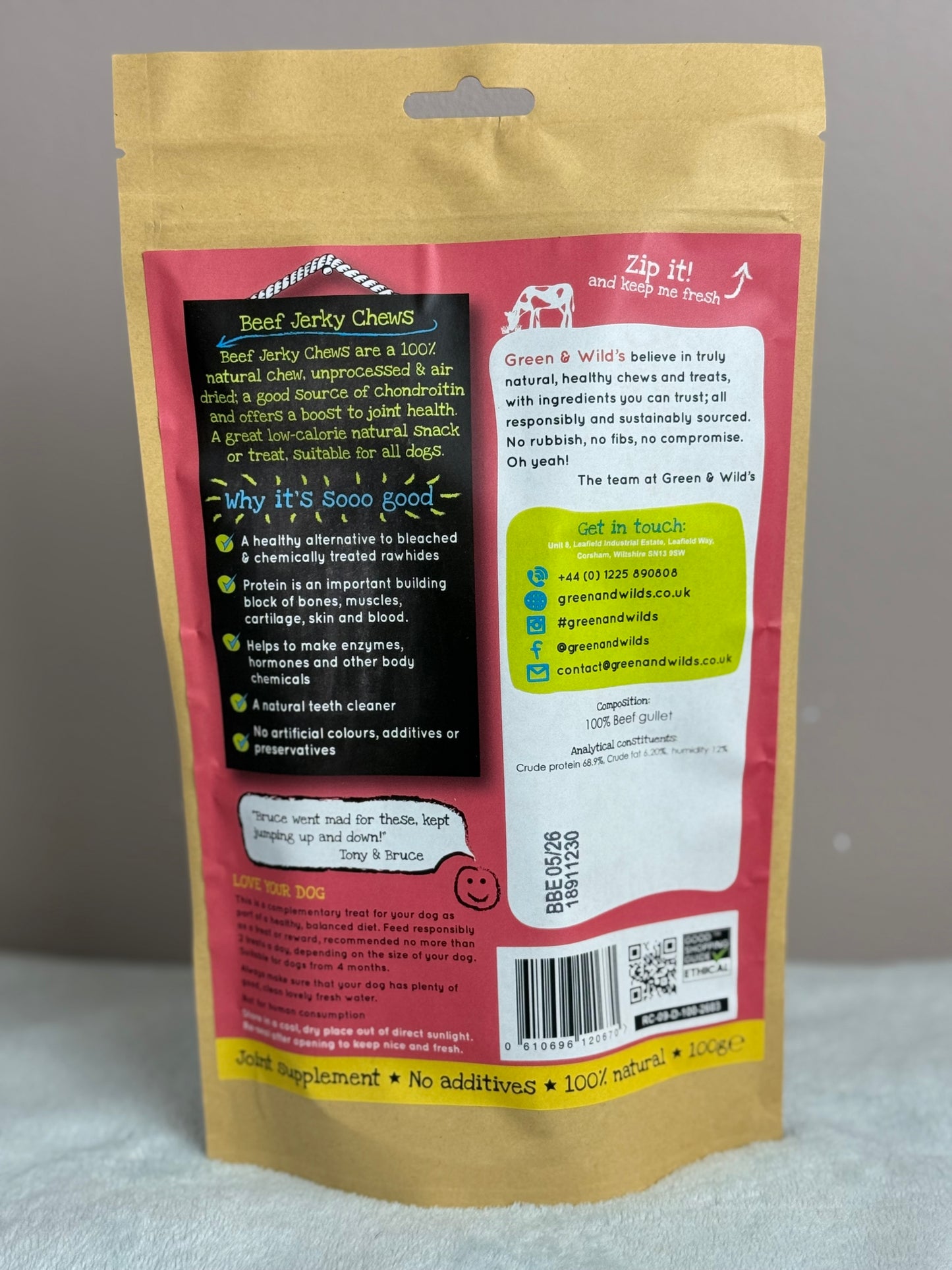 Beef Jerky Chews 100g