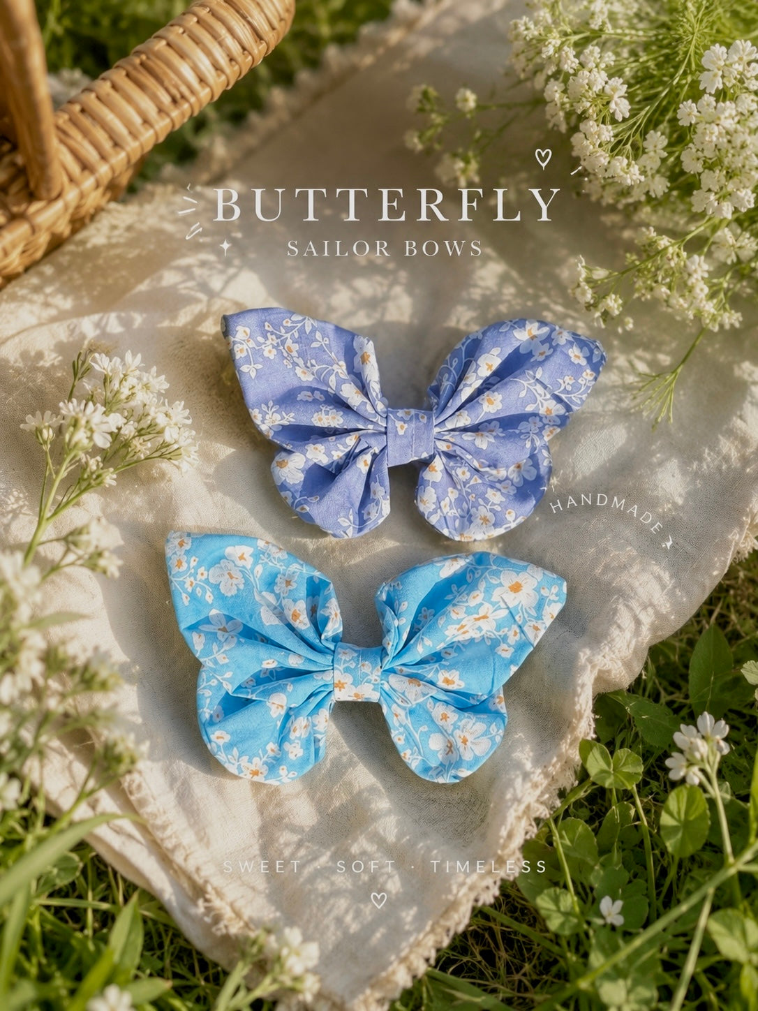 Butterfly Bow - 2 Colours
