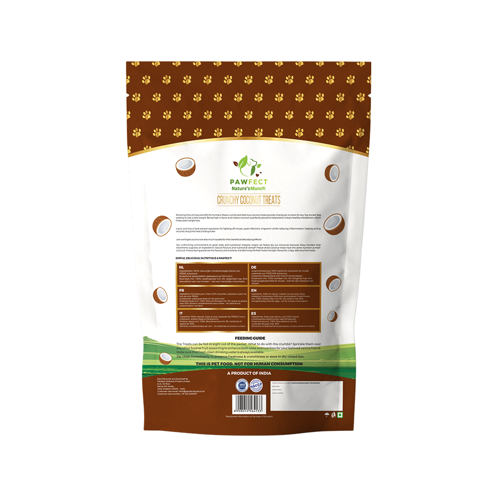 Pawfect Single Ingredient Vegan Treats: Coconut