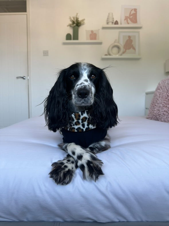 Custom Stretch & Snug Leopard Fleece