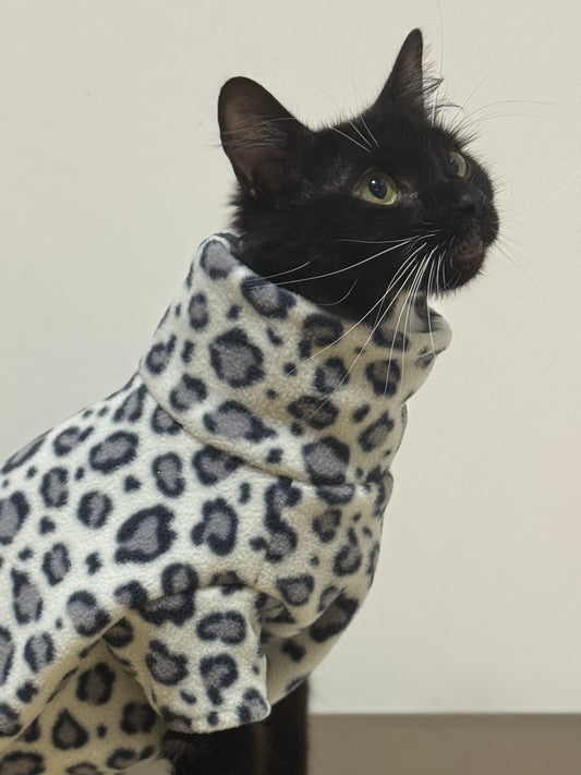 Custom Steel Cheetah Small Breed Fleece
