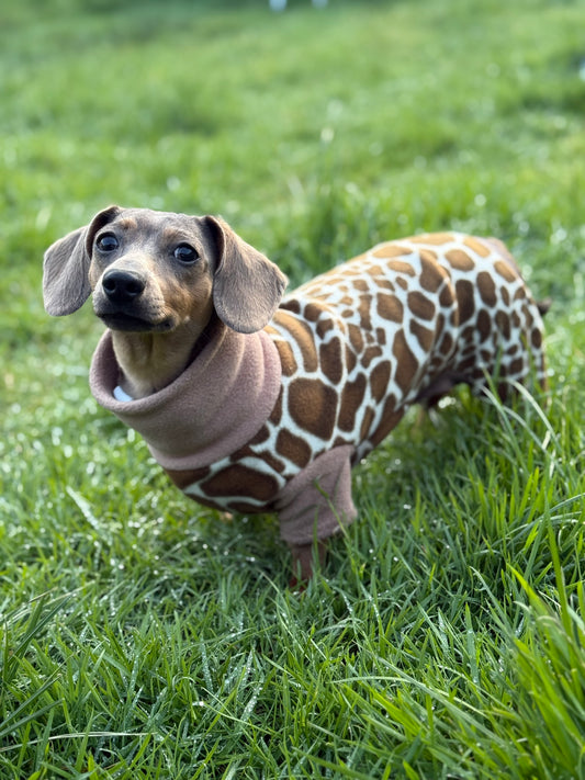 Custom Giraffe Small Breed Fleece