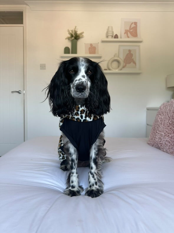 Custom Stretch & Snug Leopard Fleece