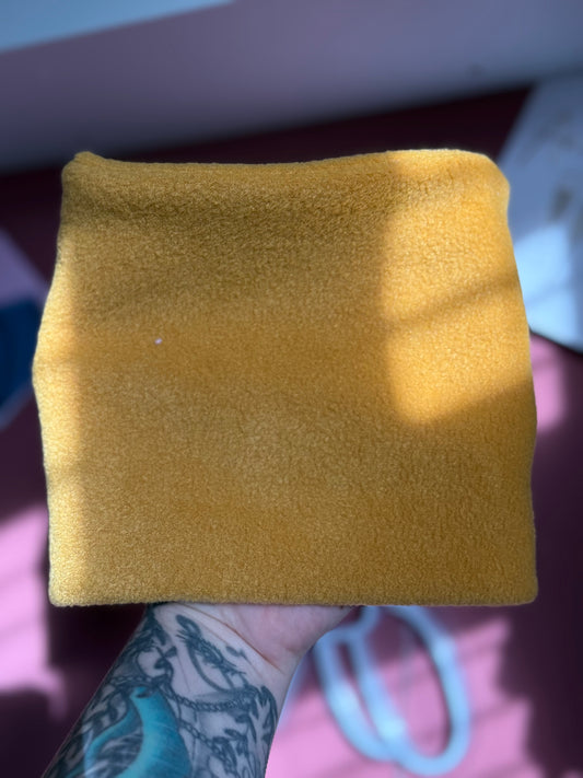 Mustard Fleece Snood