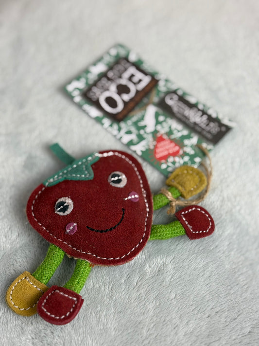 Steve The Strawberry Eco Dog/Cat Toy