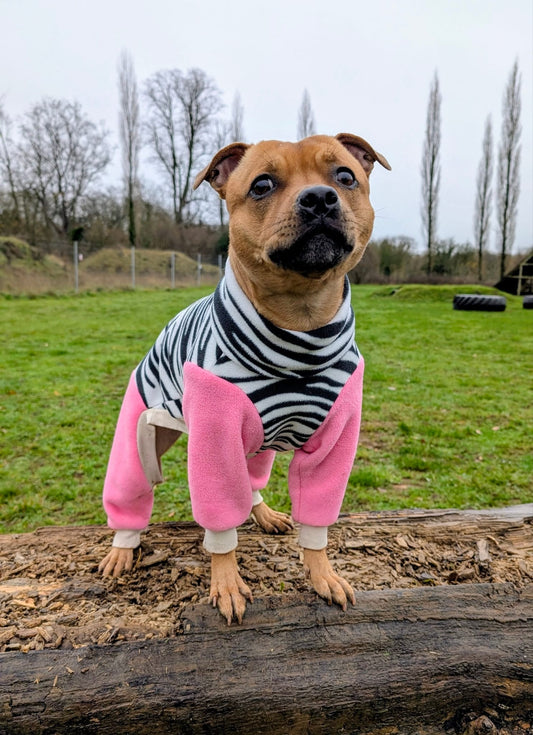 Custom Big Breed Jumpsuit Animal Print